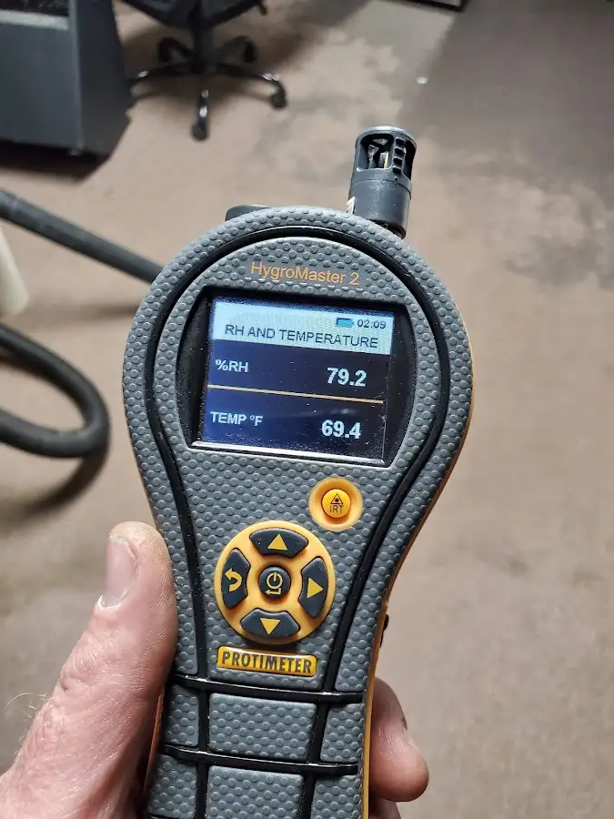 Moisture meter humidity assessment for Mold Remediation & Removal in Geddes